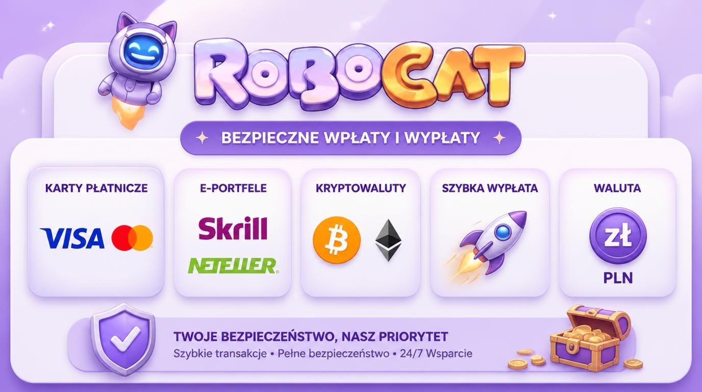 karty, kryptowaluty, e-portfele, PLN i szybkie wypłaty